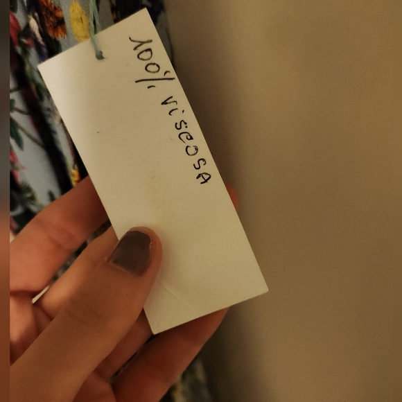 Italian Colorful Floral Haulter Dress - S - Picture 2 of 10